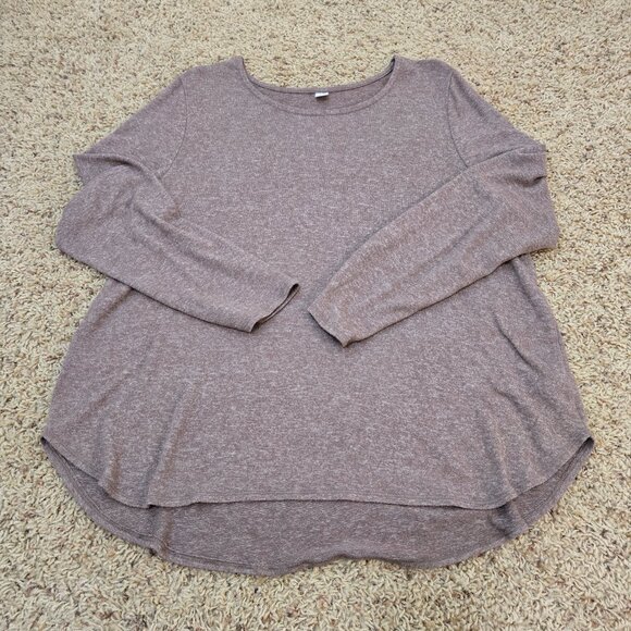 Old Navy Womens Mauve XXL Light Weight Long Sleeve - Picture 1 of 4
